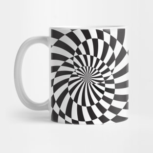 Op art spiral mindf*ck Mug